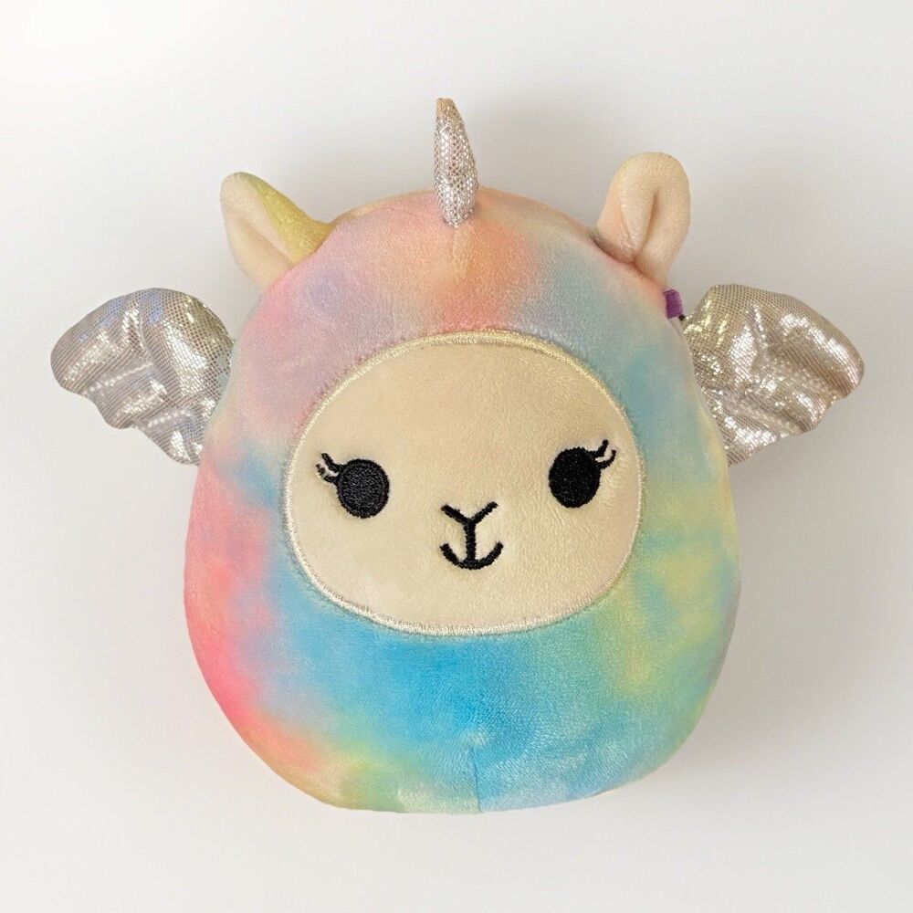 Squishmallow 5" Llama Pegasus Tye Dyed Claire’s Exclusive